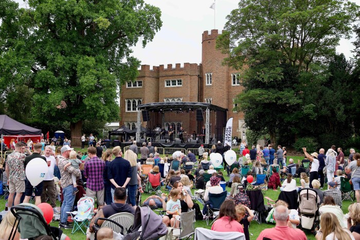 Rock at the Castle being enjoyed by local residents and visitors